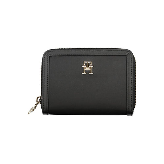 Tommy Hilfiger Black Polyester Wallet