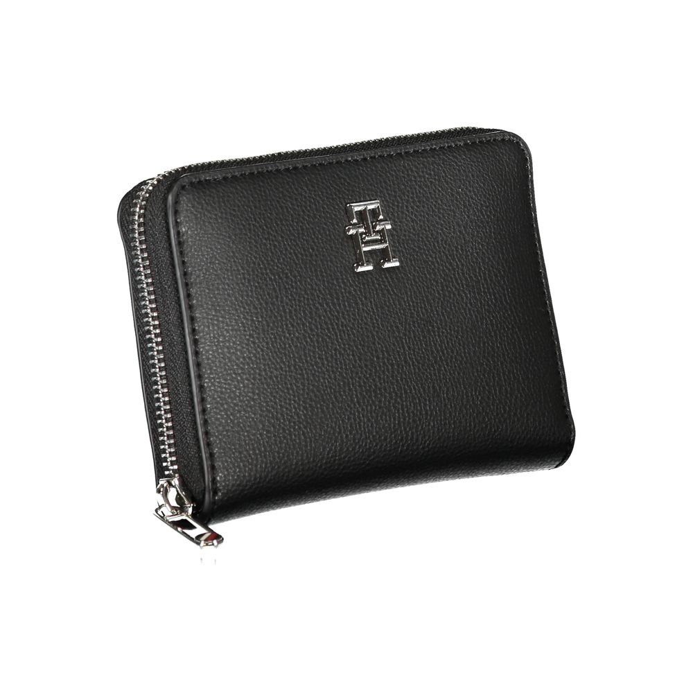 Tommy Hilfiger Black Polyester Wallet