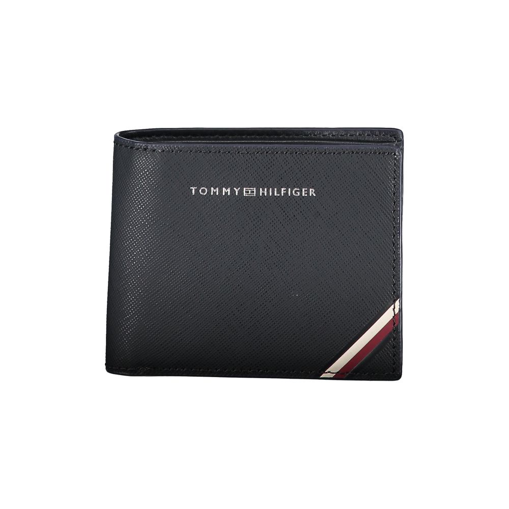 Tommy Hilfiger Blue Leather Wallet