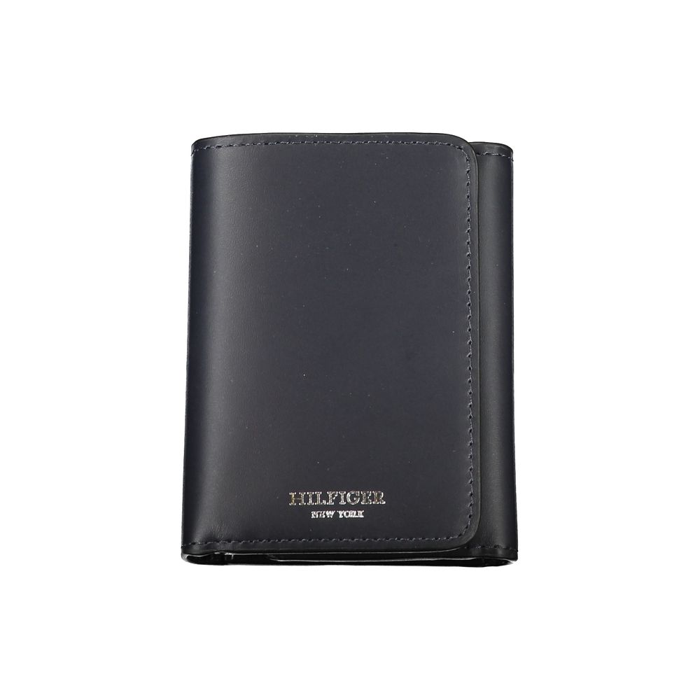 Tommy Hilfiger Blue Leather Wallet