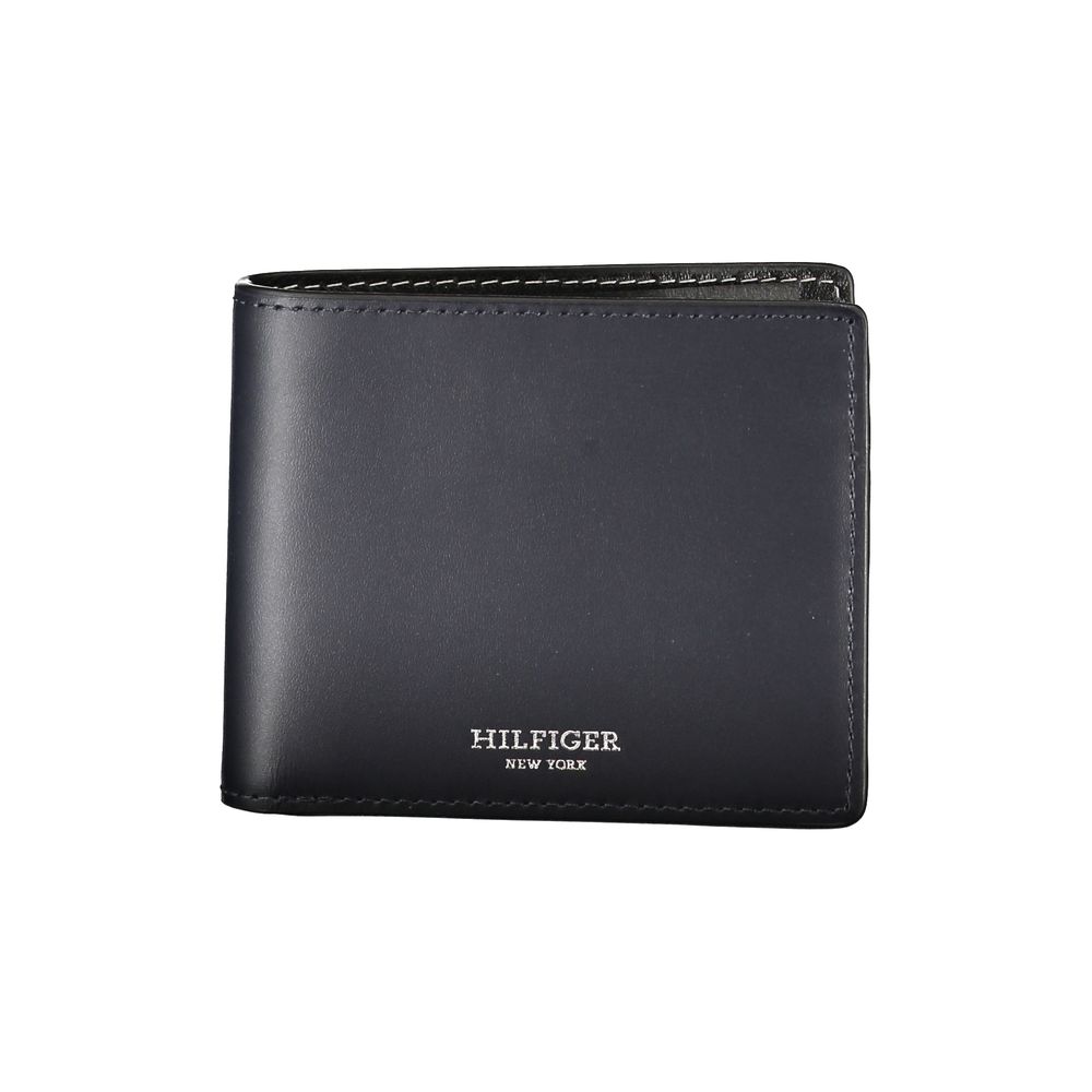 Tommy Hilfiger Blue Leather Wallet