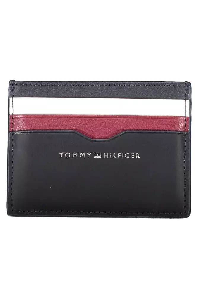 Tommy Hilfiger Blue Leather Wallet