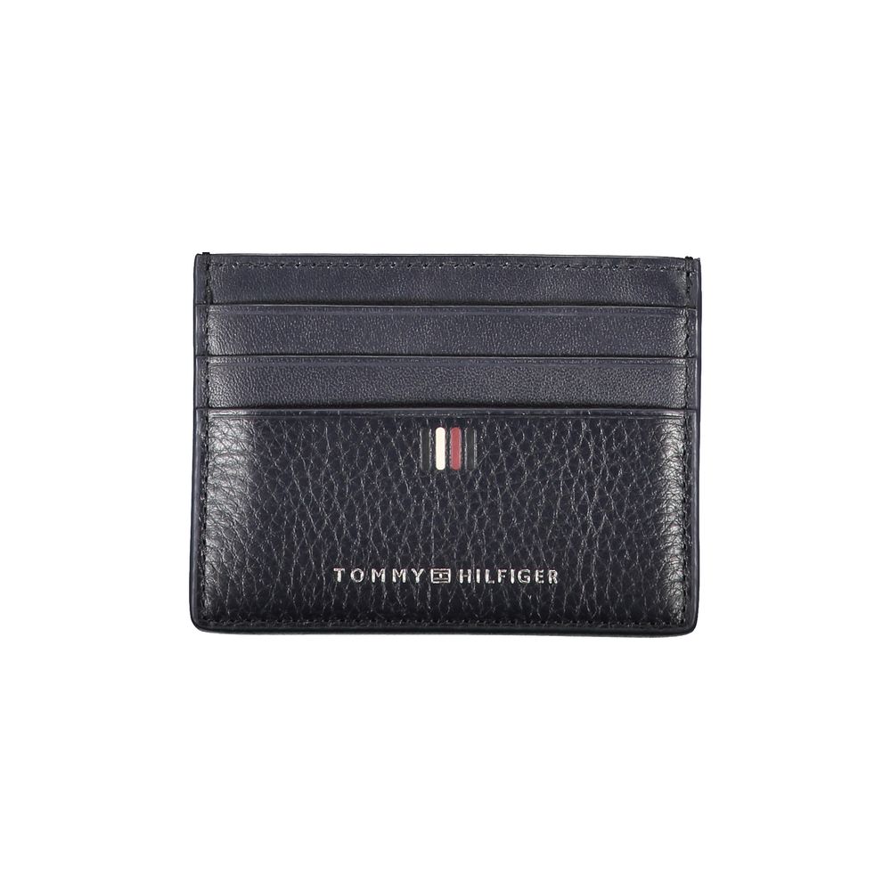 Tommy Hilfiger Blue Leather Wallet