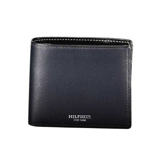 Tommy Hilfiger Blue Leather Wallet