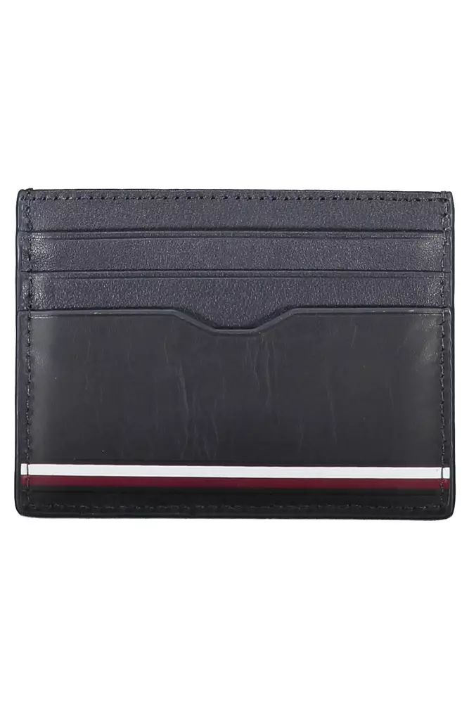 Tommy Hilfiger Blue Leather Wallet