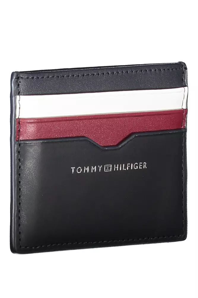 Tommy Hilfiger Blue Leather Wallet