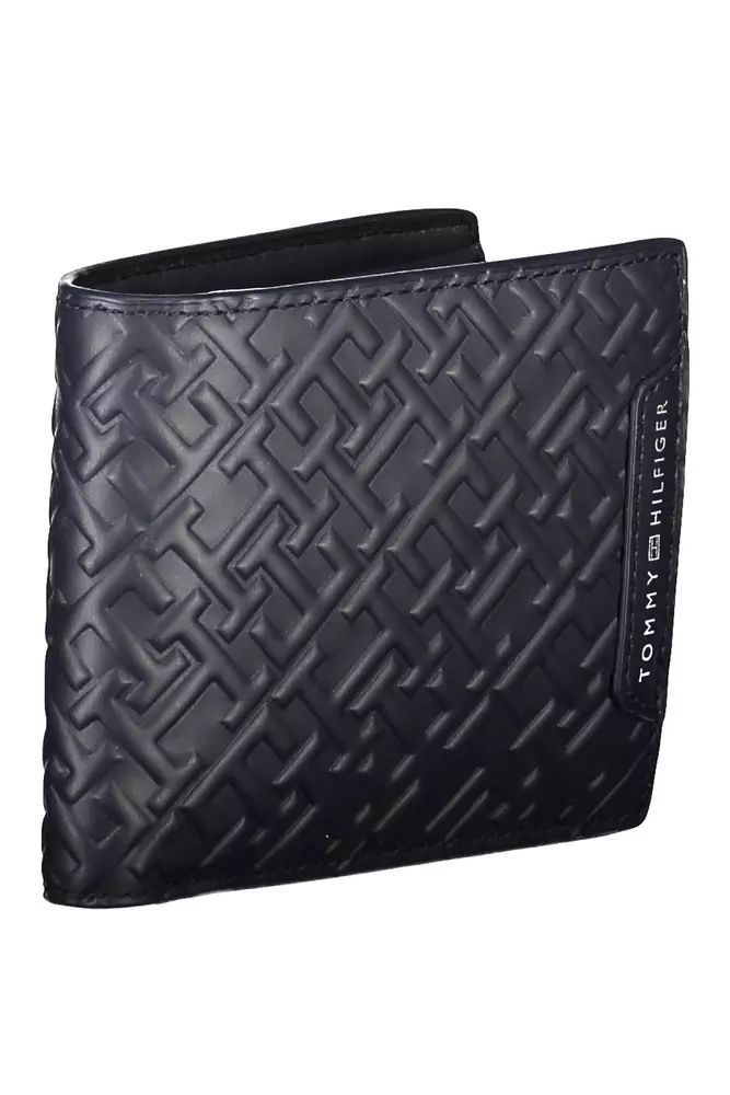 Tommy Hilfiger Blue Leather Wallet