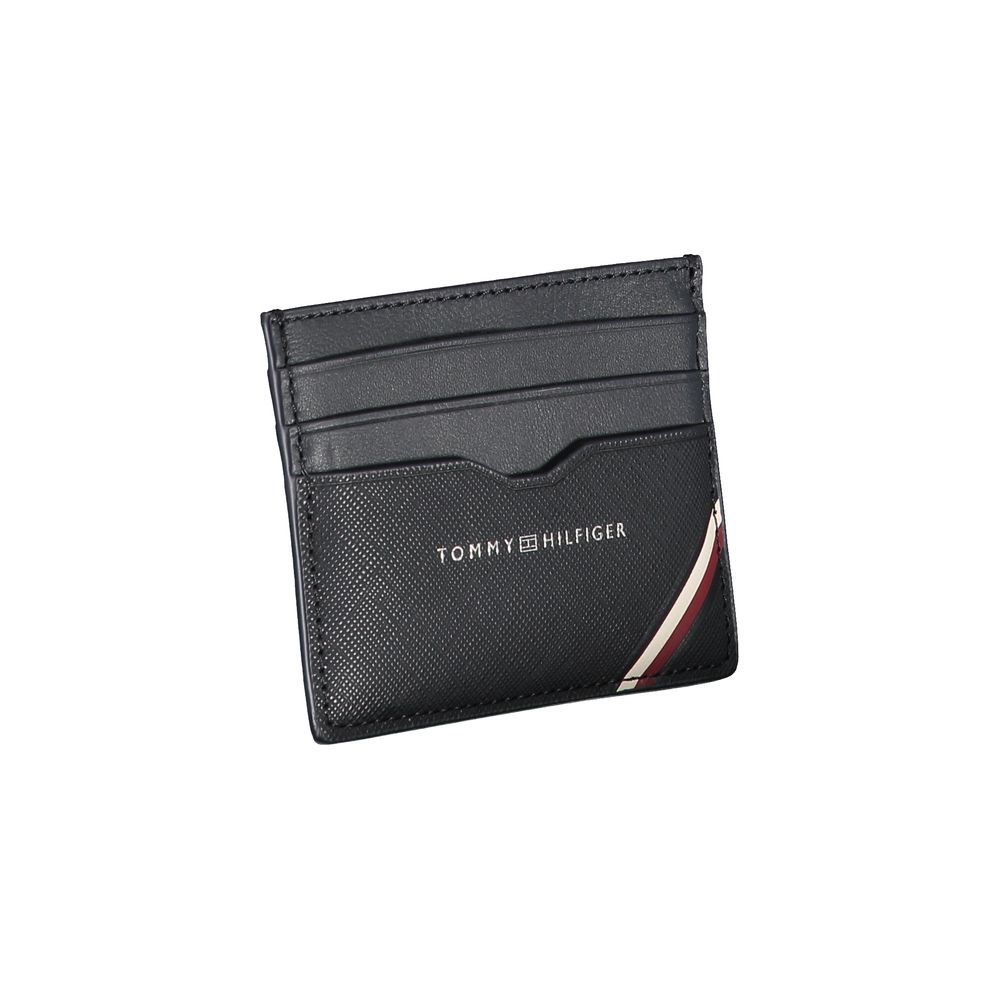 Tommy Hilfiger Blue Leather Wallet