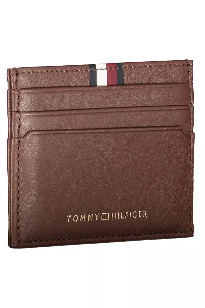 Tommy Hilfiger Brown Leather Wallet