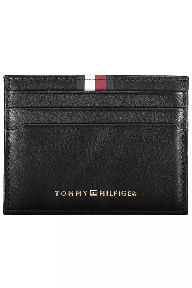 Tommy Hilfiger Black Leather Wallet