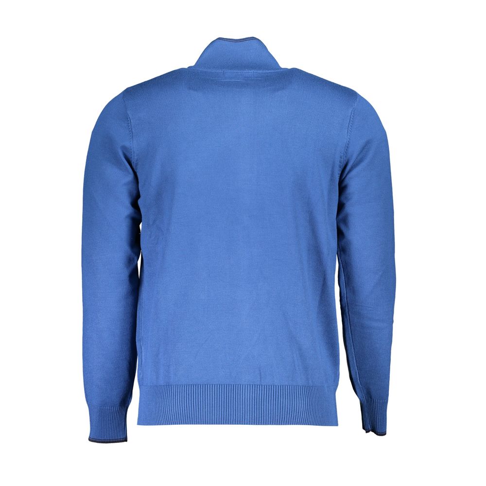 U.S. Grand Polo Blue Nylon Sweater