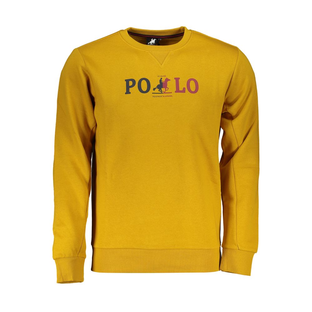 U.S. Grand Polo Yellow Cotton Sweater