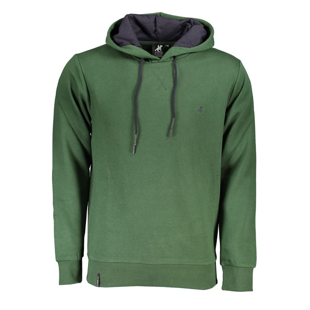 U.S. Grand Polo Green Cotton Sweater