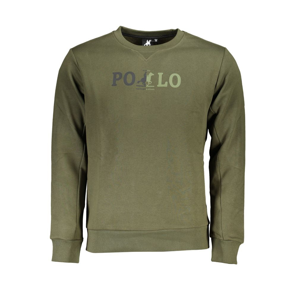 U.S. Grand Polo Green Cotton Sweater