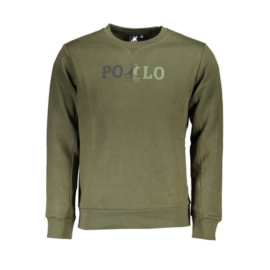 U.S. Grand Polo Green Cotton Sweater