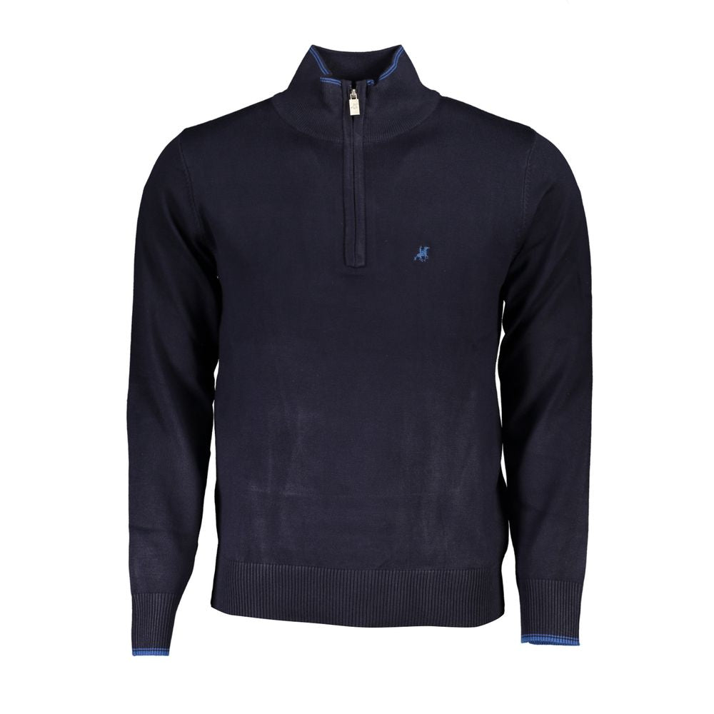 U.S. Grand Polo Blue Nylon Sweater