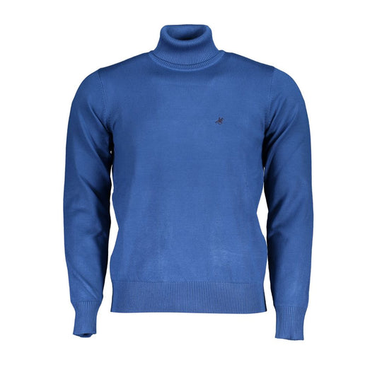 U.S. Grand Polo Blue Nylon Sweater