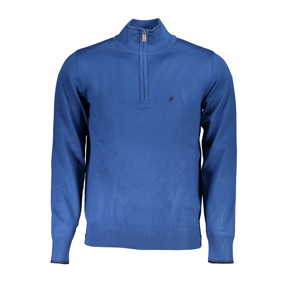 U.S. Grand Polo Blue Nylon Sweater