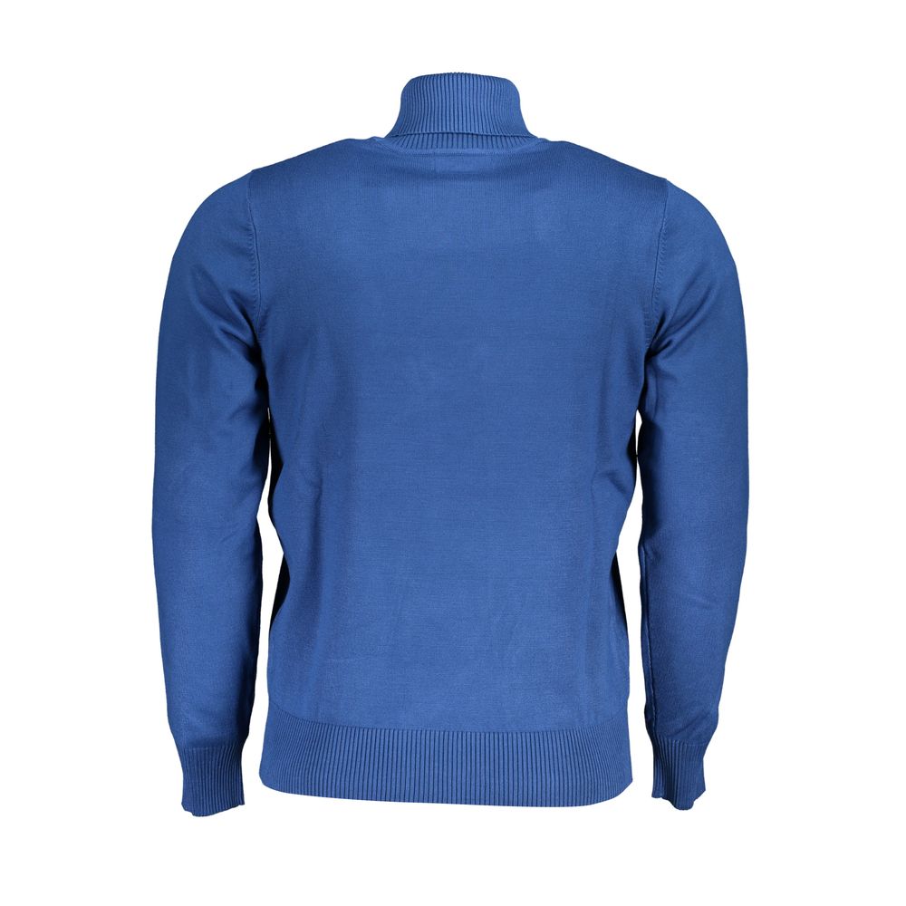 U.S. Grand Polo Blue Nylon Sweater