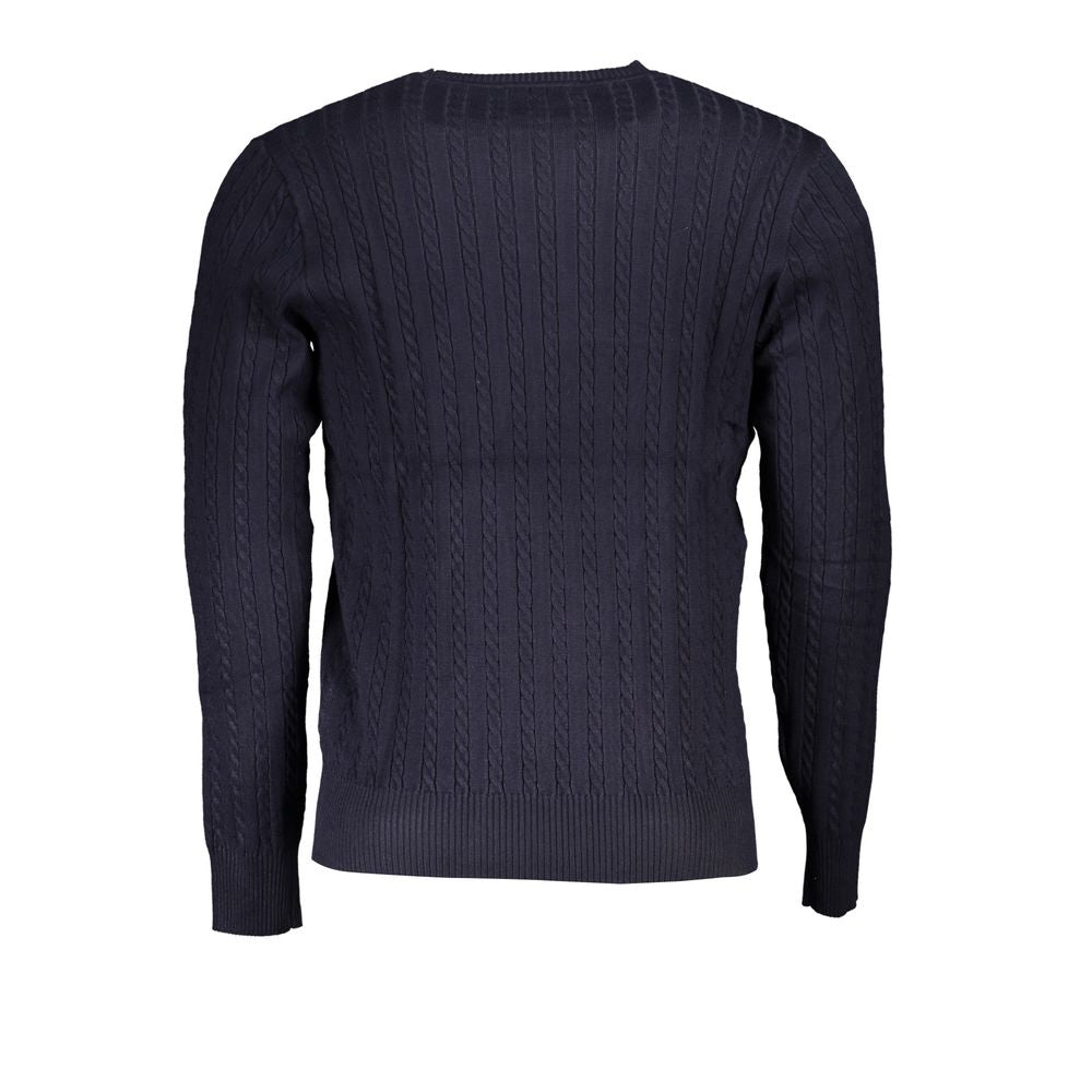 U.S. Grand Polo Blue Nylon Sweater