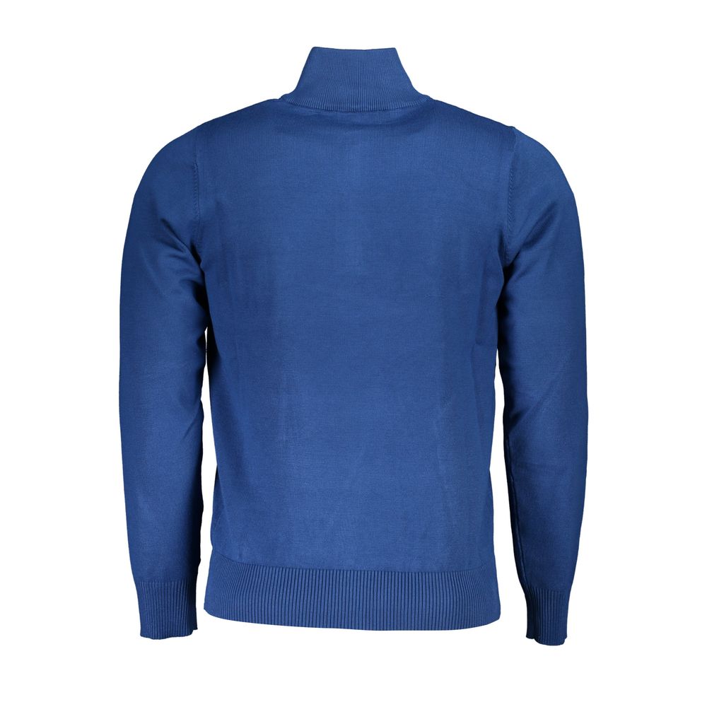 U.S. Grand Polo Blue Nylon Sweater