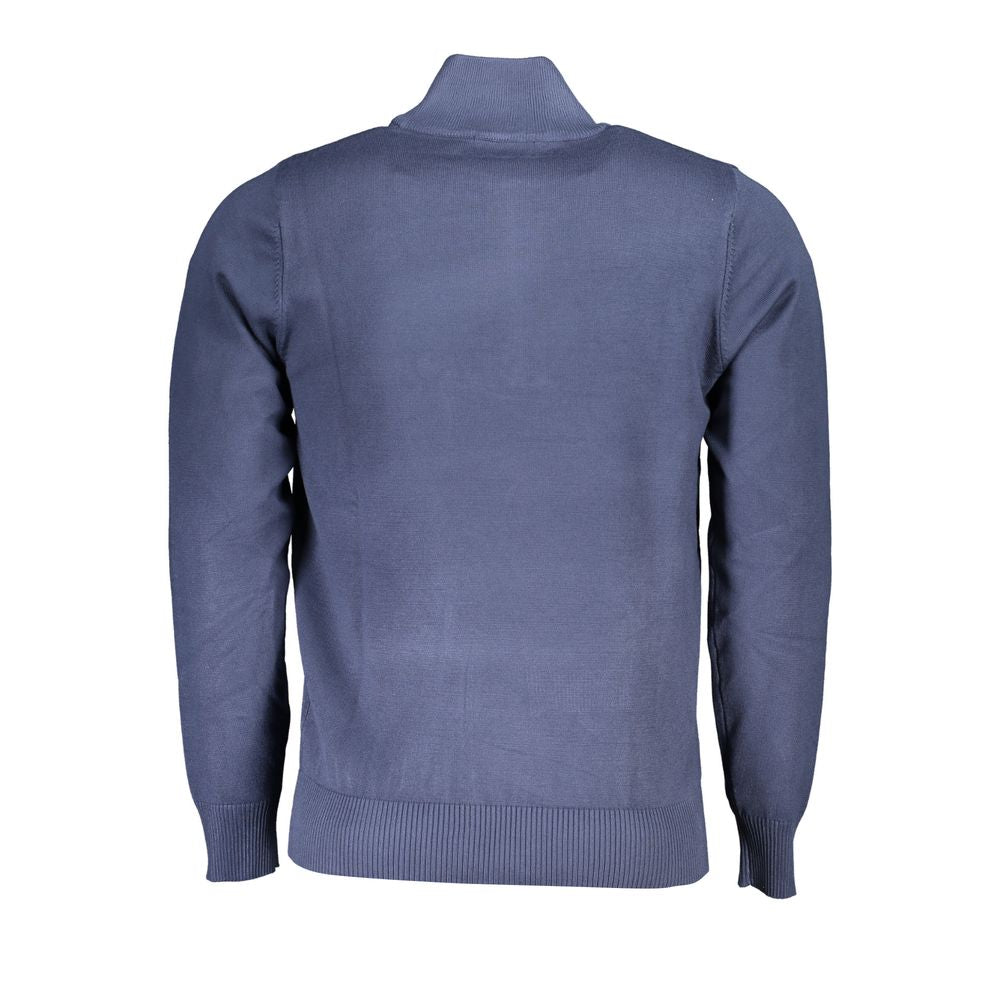 U.S. Grand Polo Blue Nylon Sweater