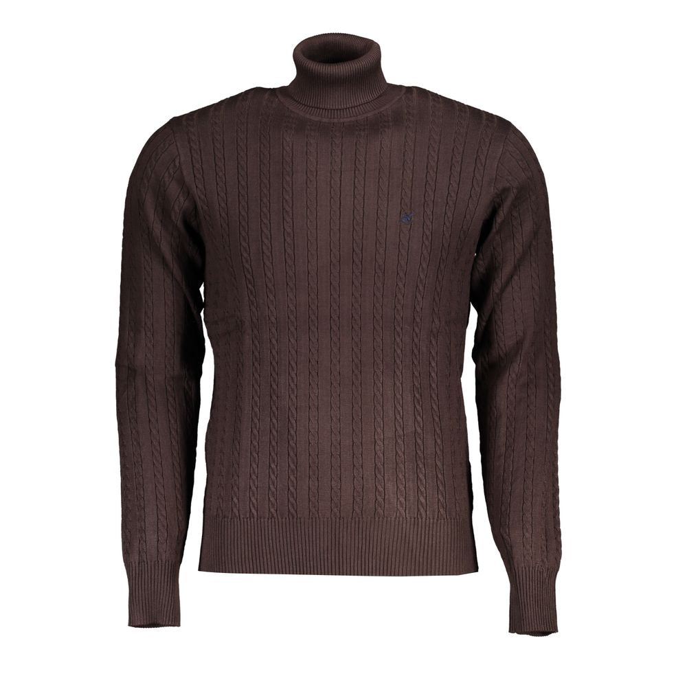 U.S. Grand Polo Brown Nylon Sweater