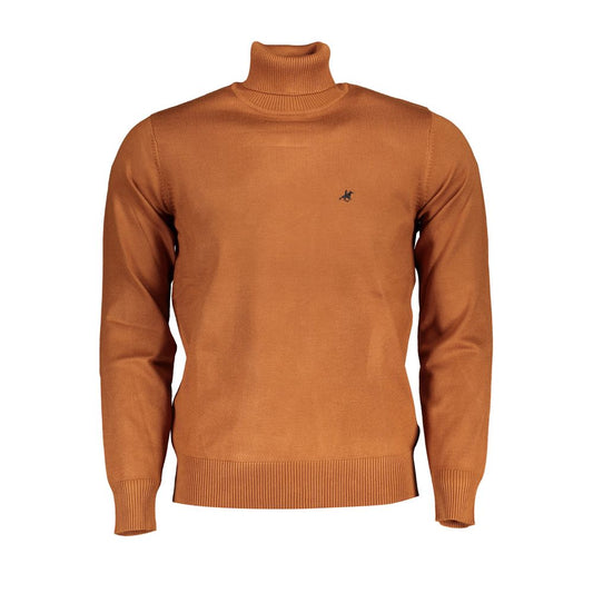 U.S. Grand Polo Brown Nylon Sweater