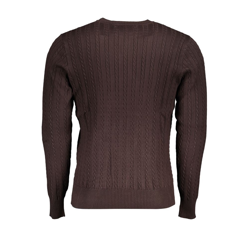 U.S. Grand Polo Brown Nylon Sweater