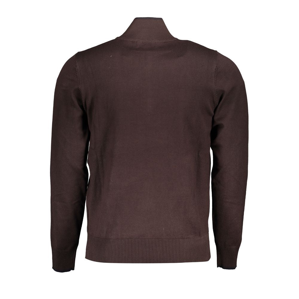 U.S. Grand Polo Brown Nylon Sweater