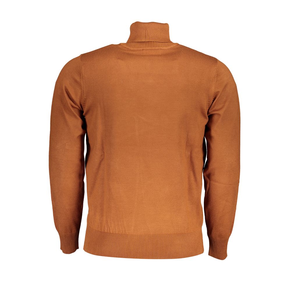 U.S. Grand Polo Brown Nylon Sweater