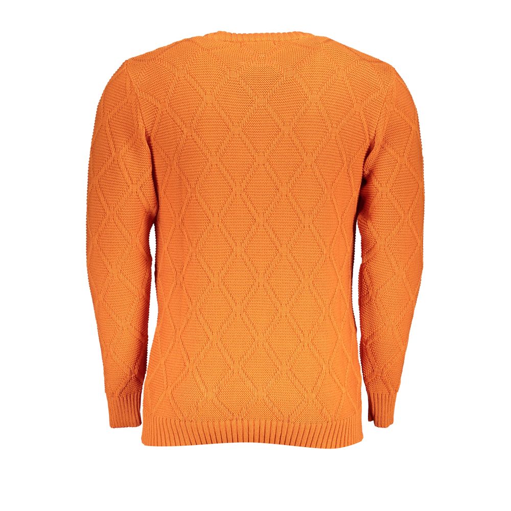 U.S. Grand Polo Orange Fabric Sweater