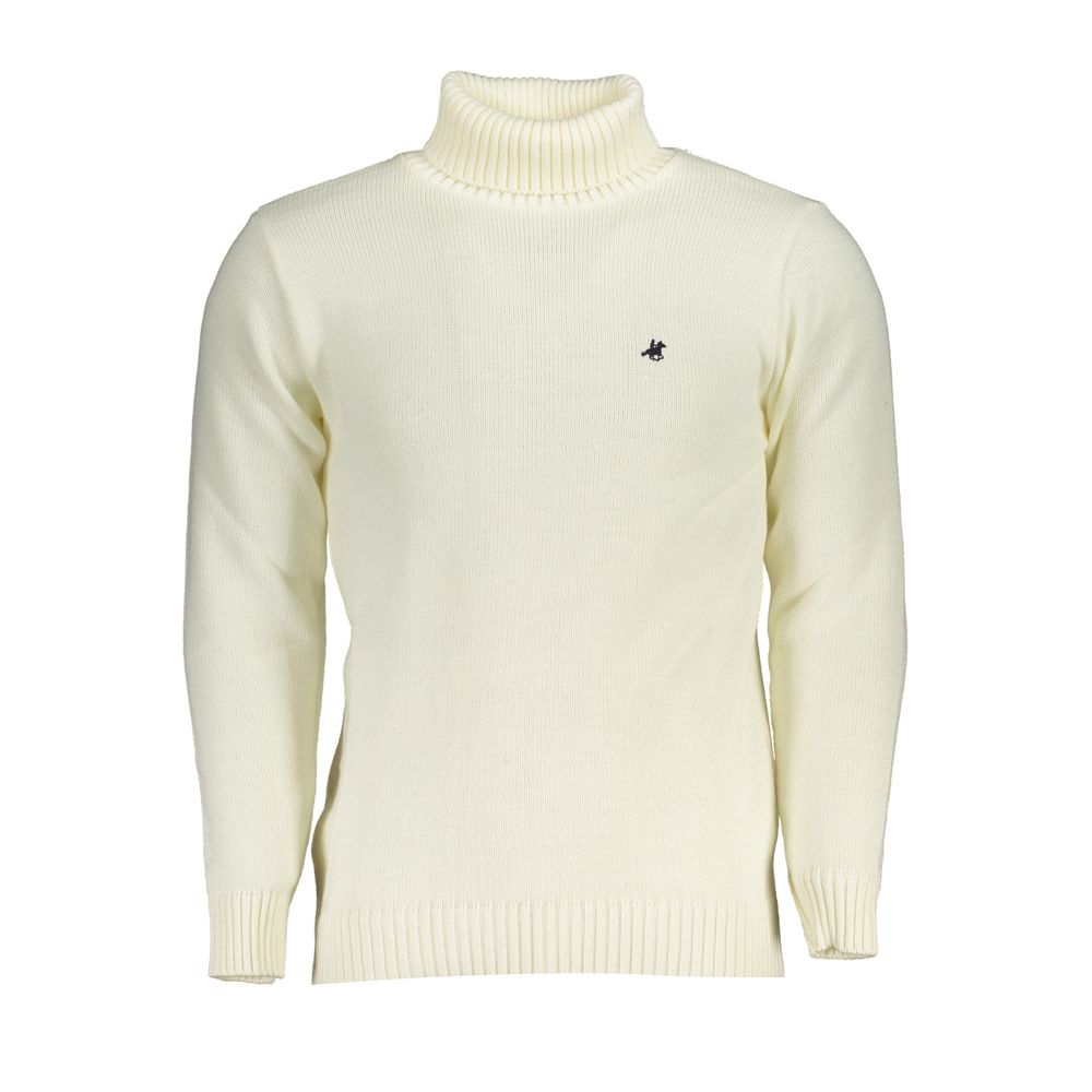 U.S. Grand Polo White Fabric Sweater