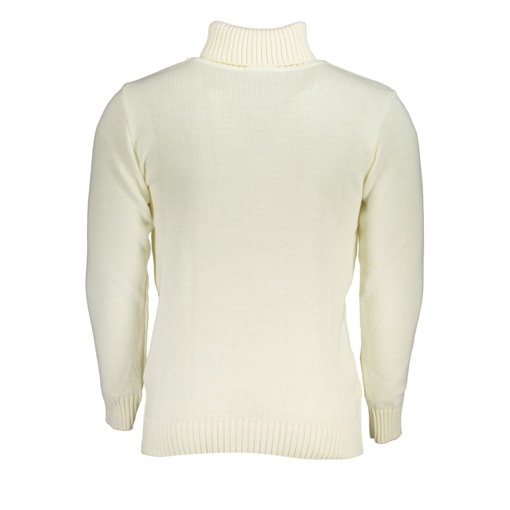 U.S. Grand Polo White Fabric Sweater