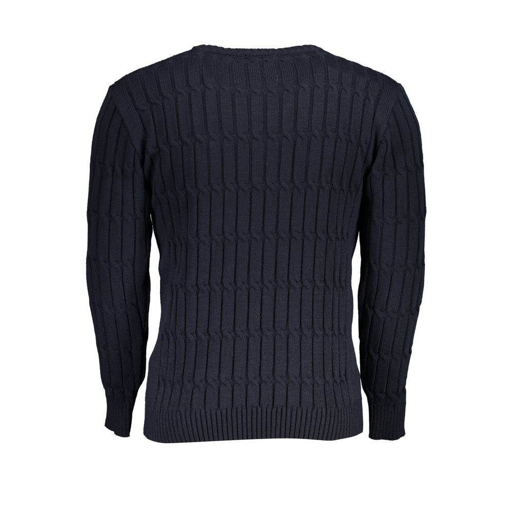 U.S. Grand Polo Blue Fabric Sweater