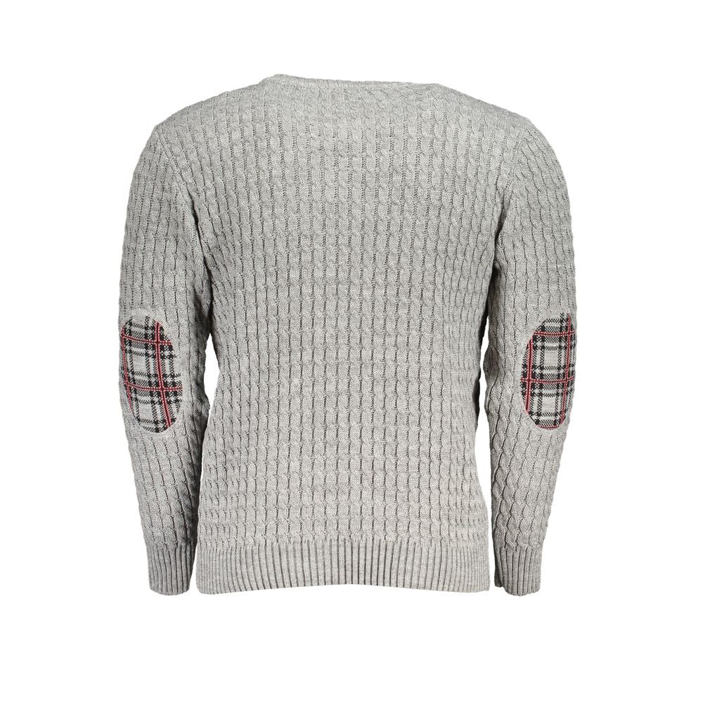 U.S. Grand Polo Gray Fabric Sweater