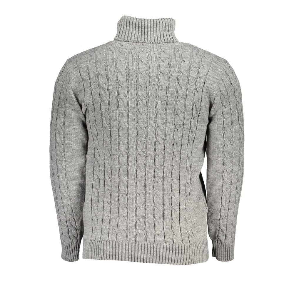 U.S. Grand Polo Gray Fabric Sweater