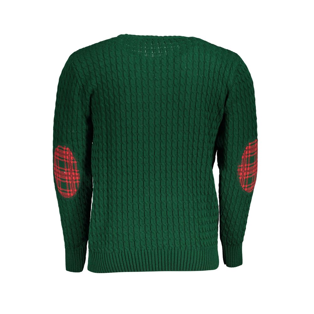 U.S. Grand Polo Green Fabric Sweater