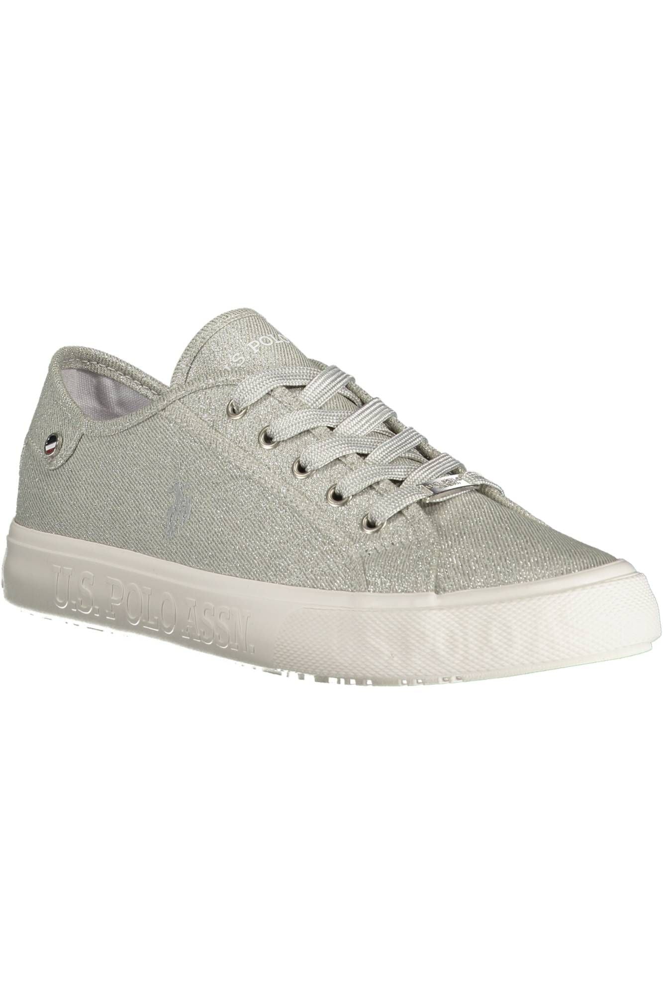 U.S. POLO ASSN. Silver Polyester Sneaker