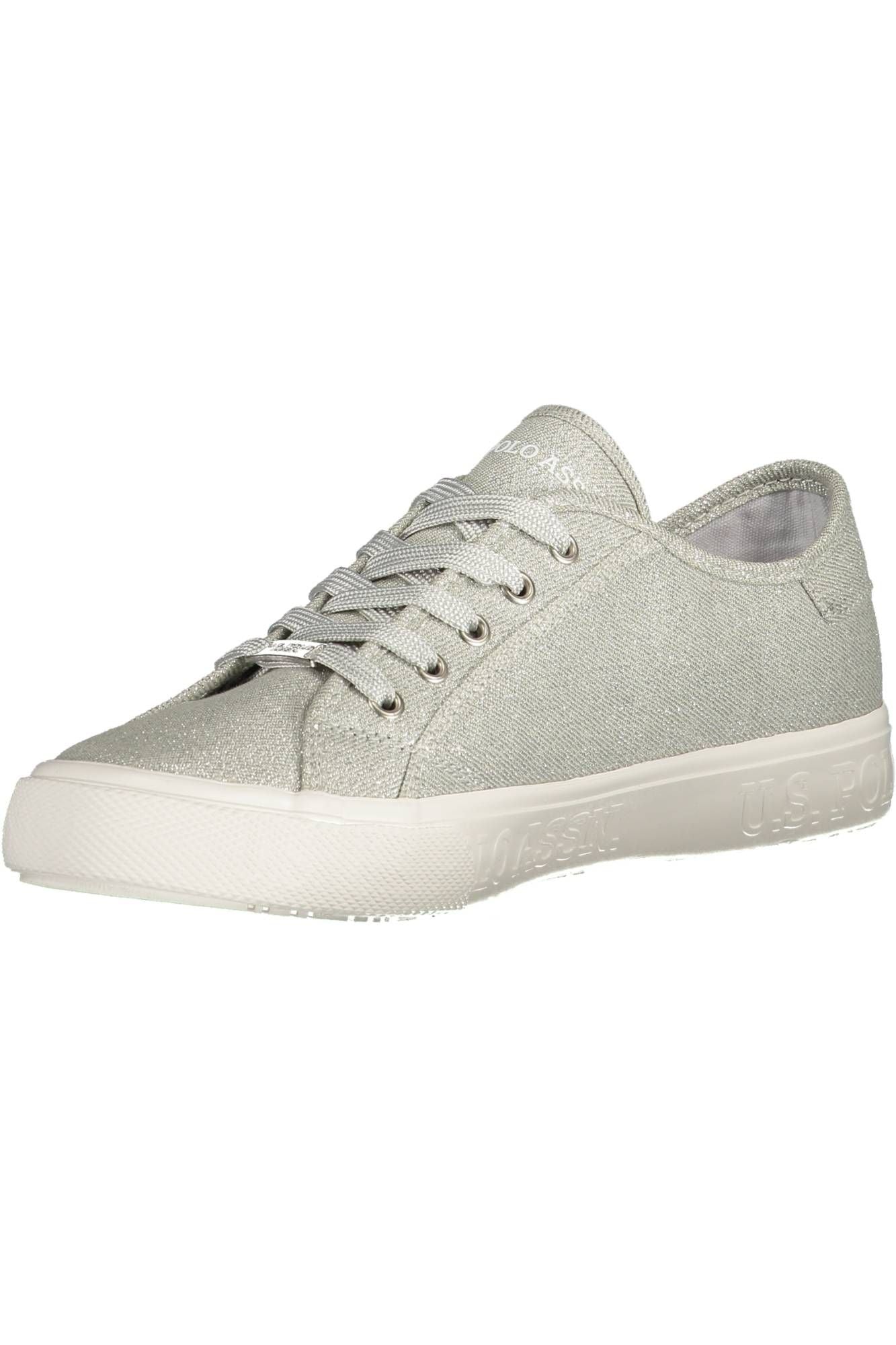 U.S. POLO ASSN. Silver Polyester Sneaker