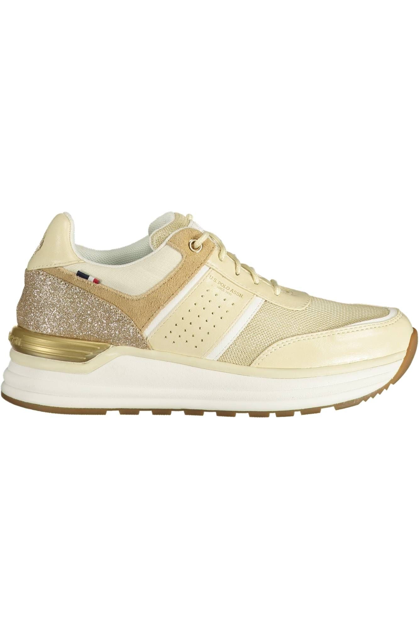 U.S. POLO ASSN. Beige Polyester Sneaker