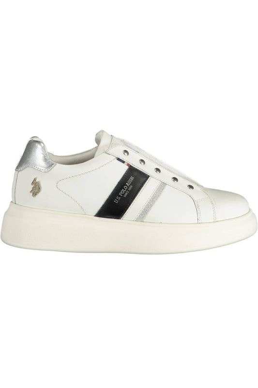 U.S. POLO ASSN. White Leather Sneaker