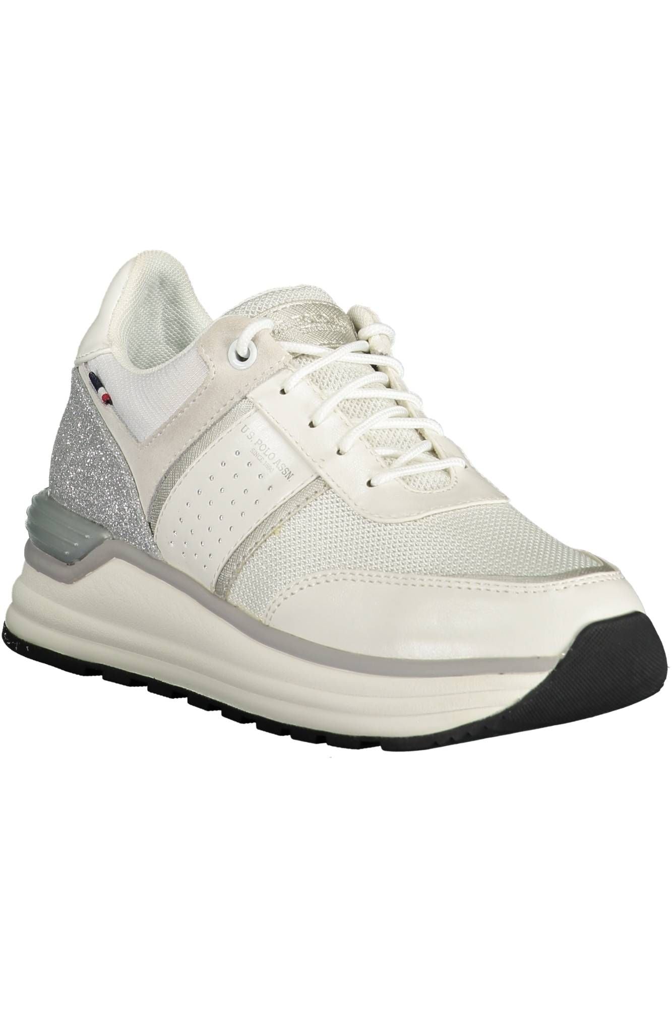 U.S. POLO ASSN. White Polyester Sneaker