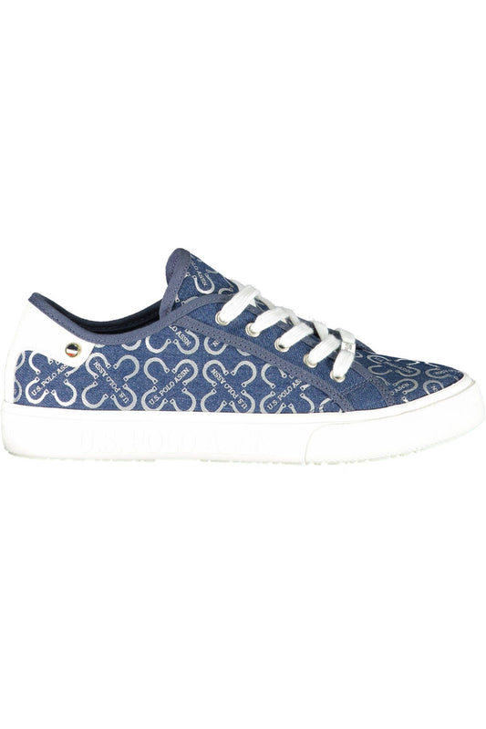 U.S. POLO ASSN. Blue Polyester Sneaker