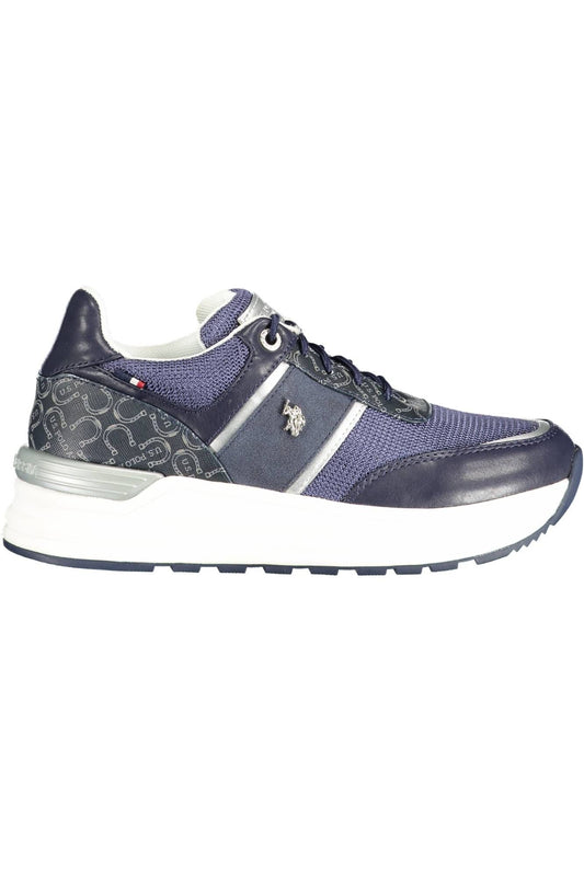 U.S. POLO ASSN. Blue Polyester Sneaker