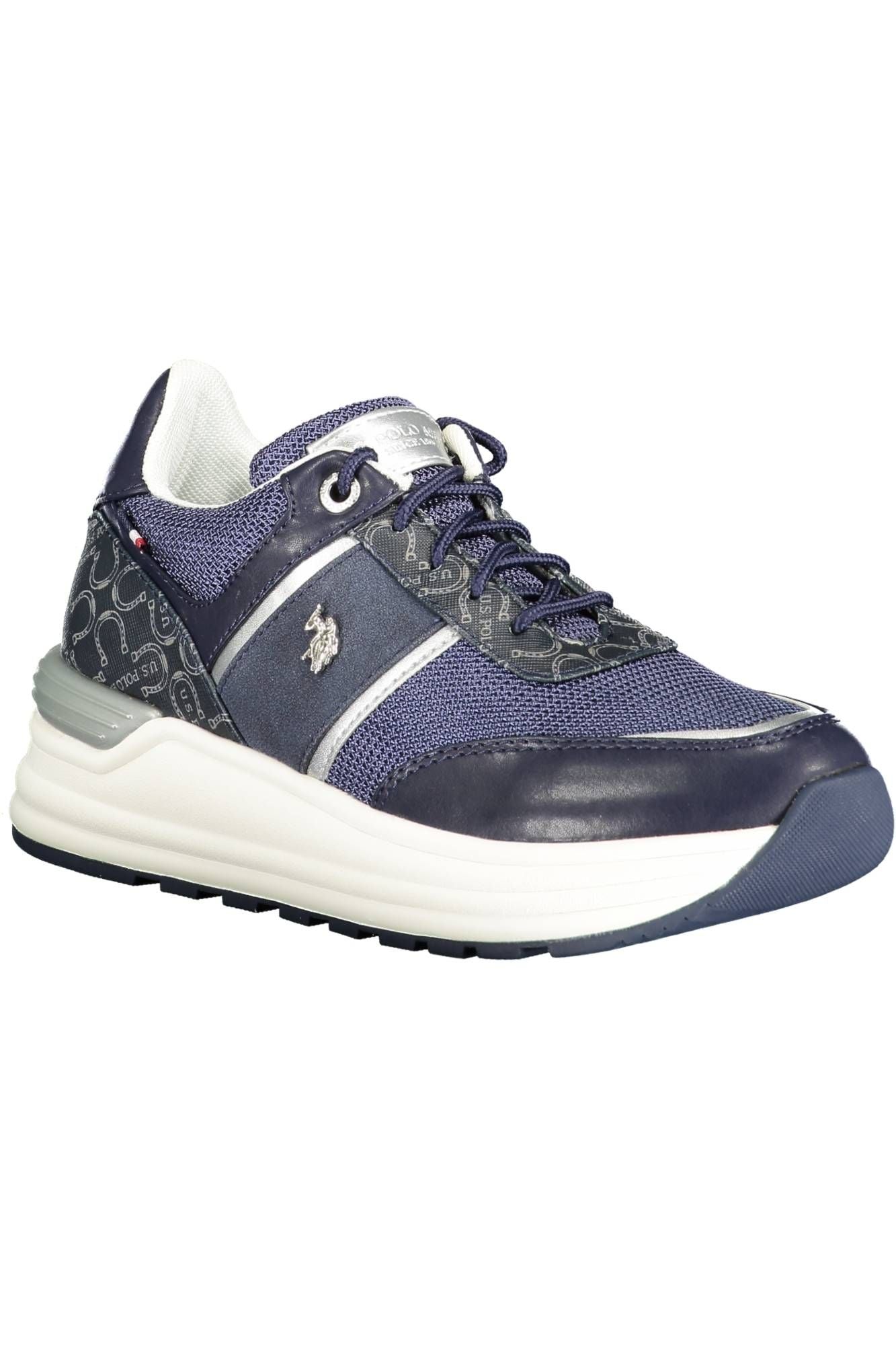 U.S. POLO ASSN. Blue Polyester Sneaker