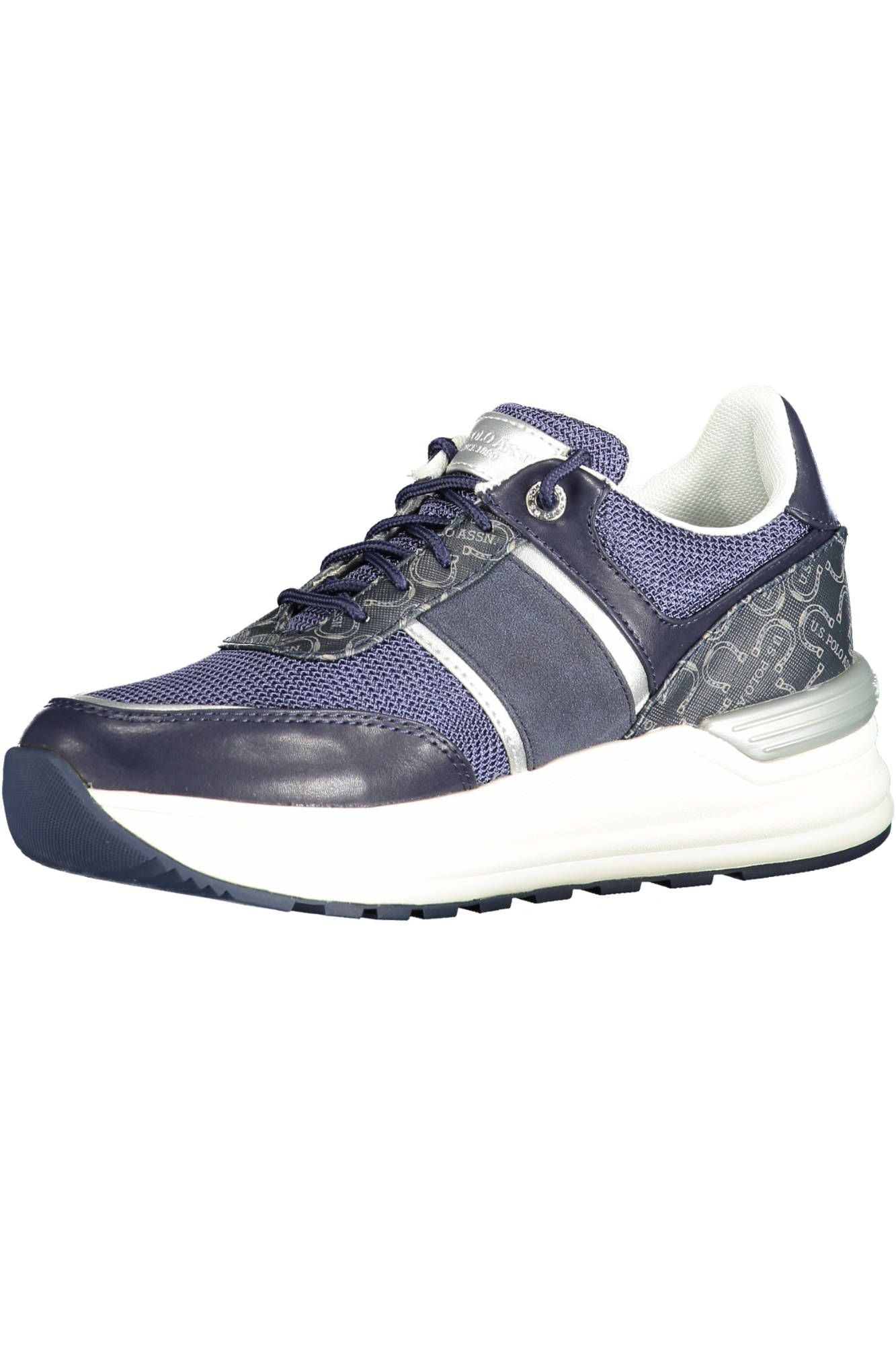 U.S. POLO ASSN. Blue Polyester Sneaker