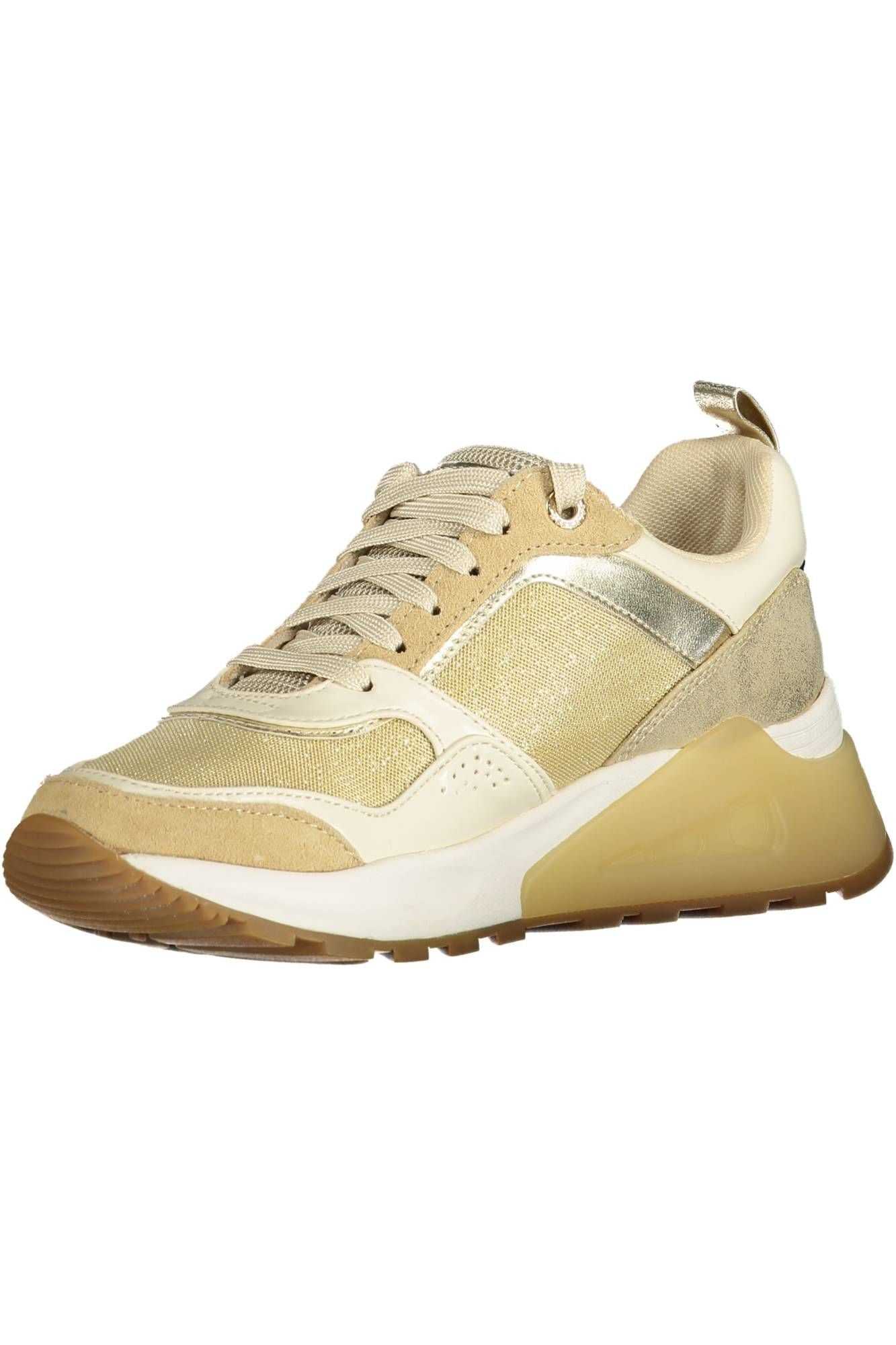 U.S. POLO ASSN. Gold Polyester Sneaker