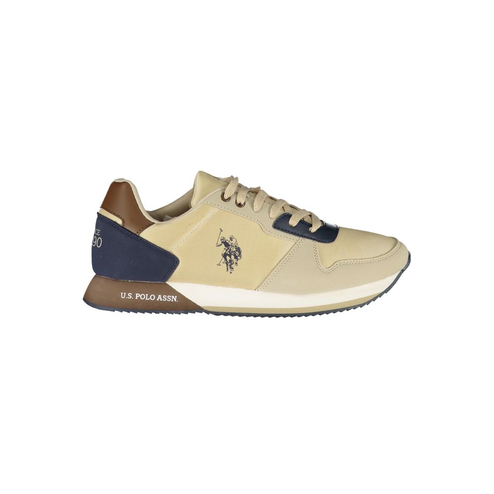 U.S. POLO ASSN. Beige Polyester Sneaker