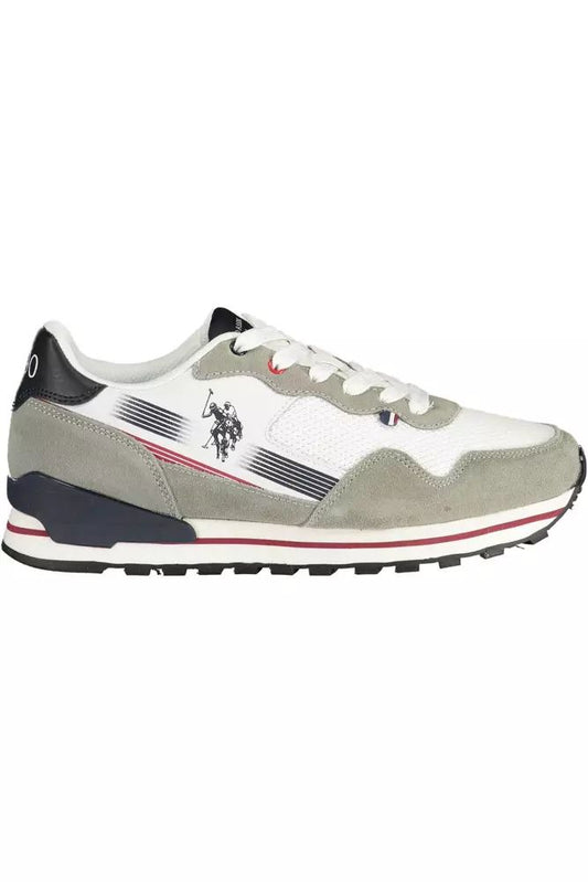 U.S. POLO ASSN. White Polyester Sneaker